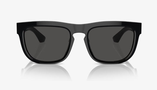 Burberry BE 4431 56mm Top Black / Vintage Check / Dark Gray Lens 412187 Italy NEW