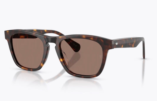 Oliver Peoples R-3 54mm Roger Federer 362 Tortoise / Sierra OV 5555SU 100953 Italy NEW