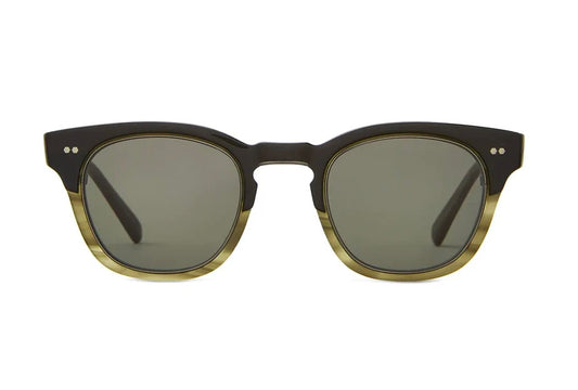 Mr. Leight Hanalei II S 45mm G- 15 Sycamore Laminate Pewter Oval Unisex Sunglasses ML2022 SYCL-PW/G15 Japan NEW