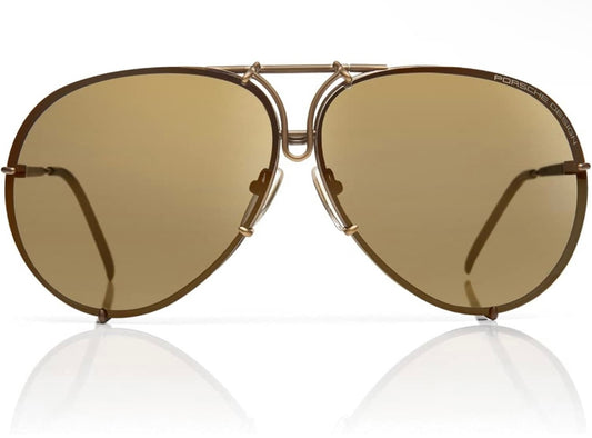 Porsche Design P 8478 63mm Matte brown Gold bronze mirrored with grey replacement E 6310 135 V209E89 Japan NEW