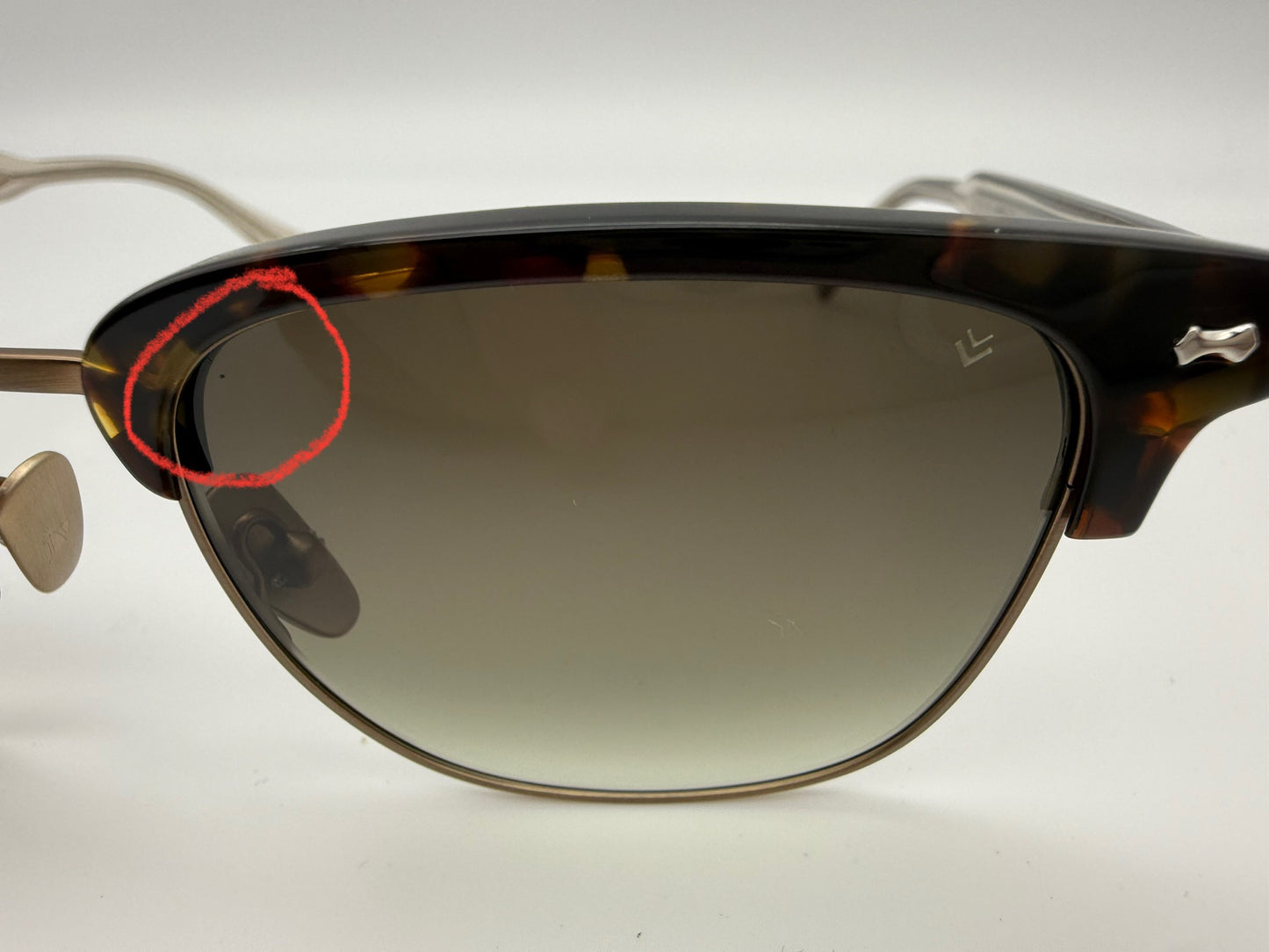 John Varvatos Browline 52mm Havana / Brown Gradient 52mm Japan Open Box