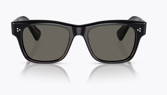 Oliver Peoples Birell Sun 52mm Black / Carbon Gray OV 5524 SU 1492R5 Preowned