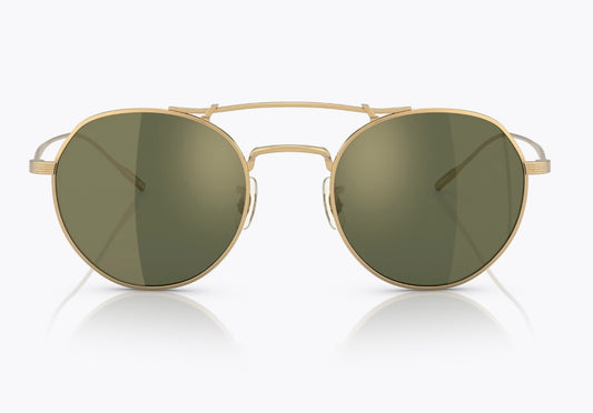 Oliver Peoples Reymont 49mm OV 1309 Gold / G-15 GoldTone 529208 JAPAN NEW