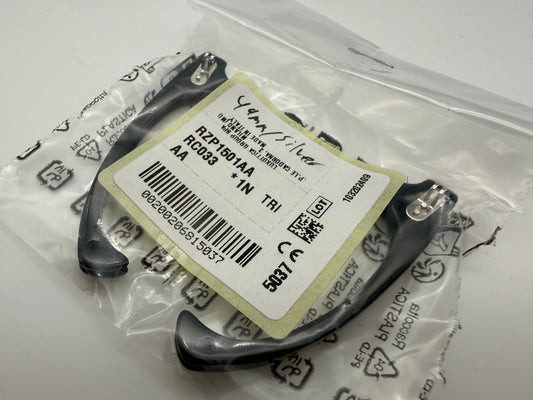 Genuine Ray Ban RB3016 Clubmaster Replacement Black / Silver Front Browbars 49mm Authentic NEW