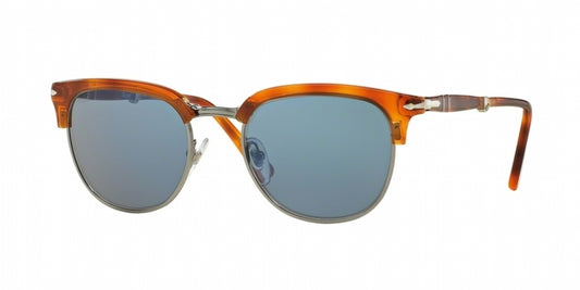 Persol PO 3132 Folding 51mm light blue / terra di siena 96 56 italy preowned