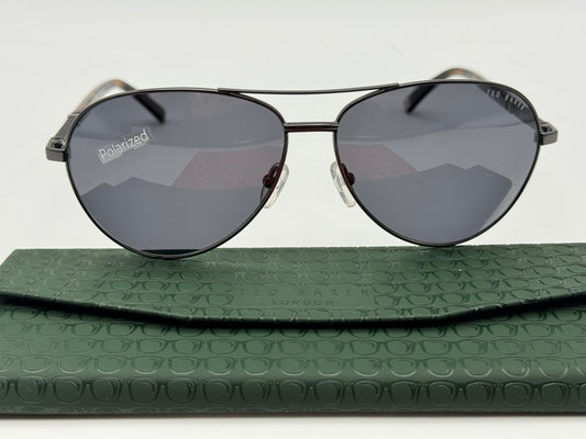 Ted Baker B 695 Gunmetal 62mm Polarized NEW