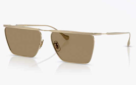 Oliver Peoples Jil Sander Edition 2 Gold Titanium / Soft Gold Crystal Lens OV 1370ST Japan NEW