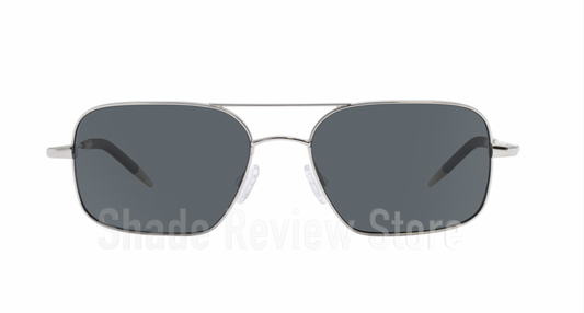 Oliver Peoples Victory 55 Silver Midnight Express VFX Polarized Preowned