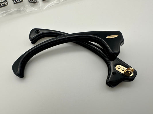 Genuine Ray Ban RB3016 Clubmaster Replacement Black / Gold Front Browbars 51mm Authentic NEW