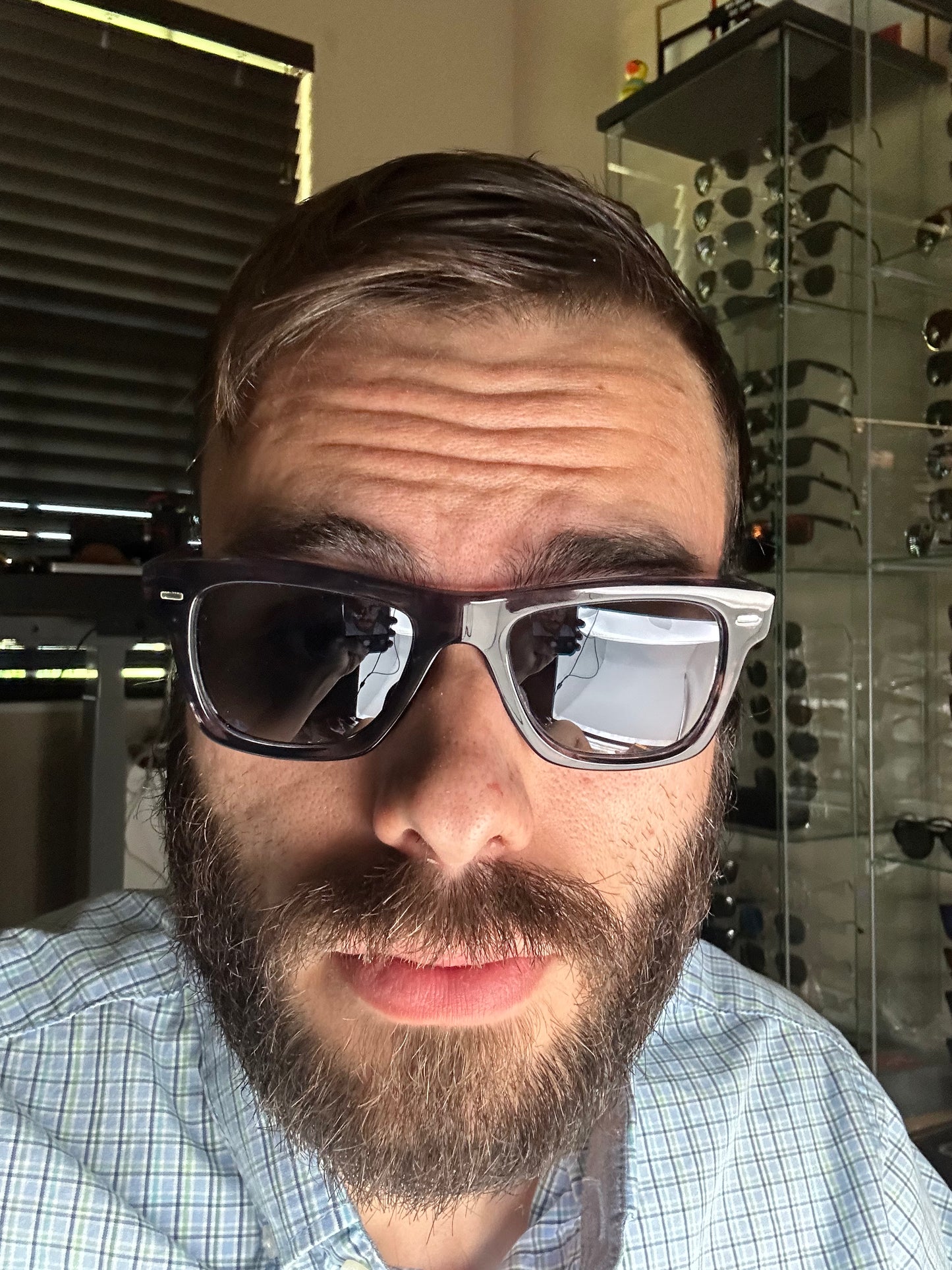 Oliver Peoples OV 5393SU OLIVER Sun1688R5 Navy Smoke/Carbon Gray size 49mm NEW