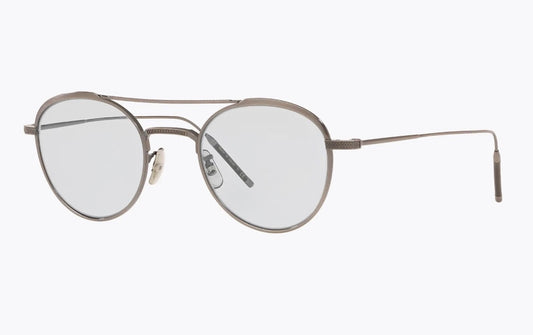 Oliver Peoples TK-2 47mm Pewter Blue Wash Demo OV1275T 5076 Japan NEW