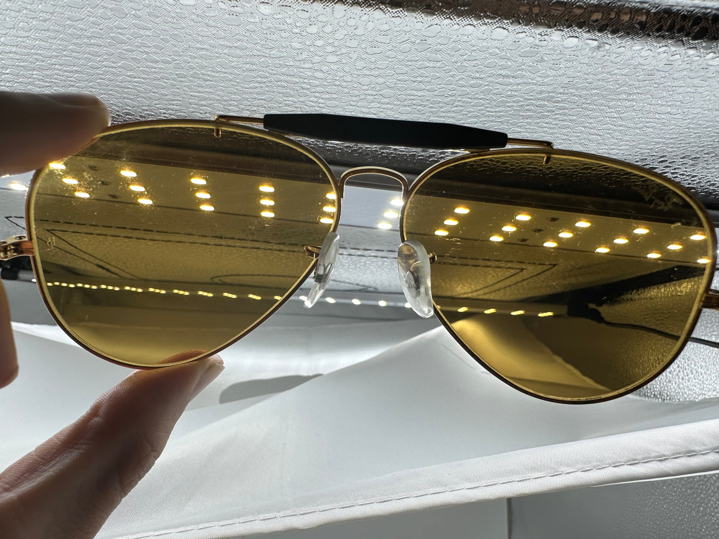 RAY-BAN Chromax USA Bausch Lomb Vintage Outdoorsman Arista Black BB 62mm W1665 Large Preowned