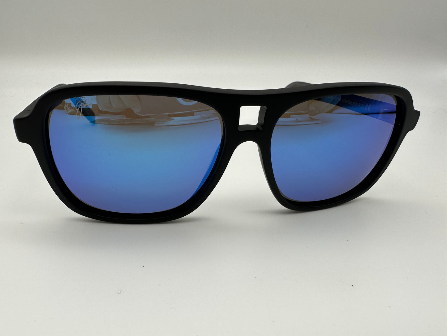Maui Jim Little Masks 57mm Blue Hawaii Glass Lens Italy NEW