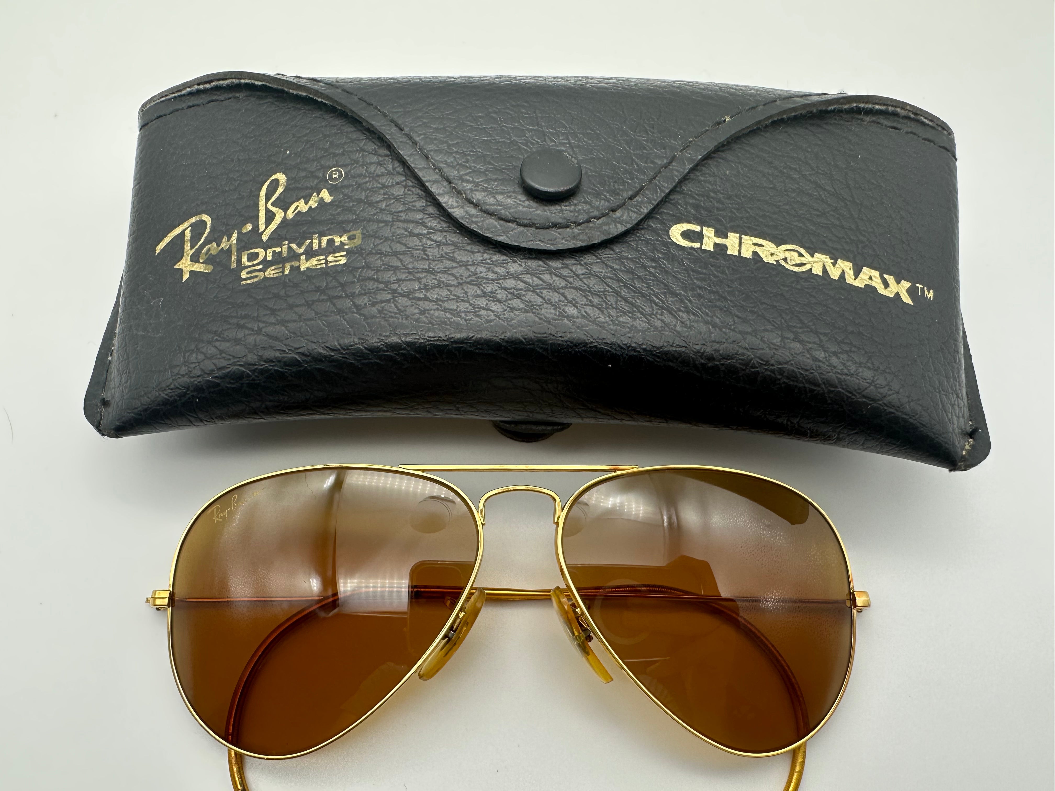 RAY BAN Chromax USA Bausch Lomb Outdoorsman Arista 58mm Cable
