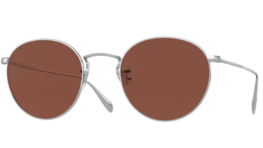 Oliver Peoples COLERIDGE 50mm SUN OV 1186S Silver/Rosewood (5036/C5) Sunglasses