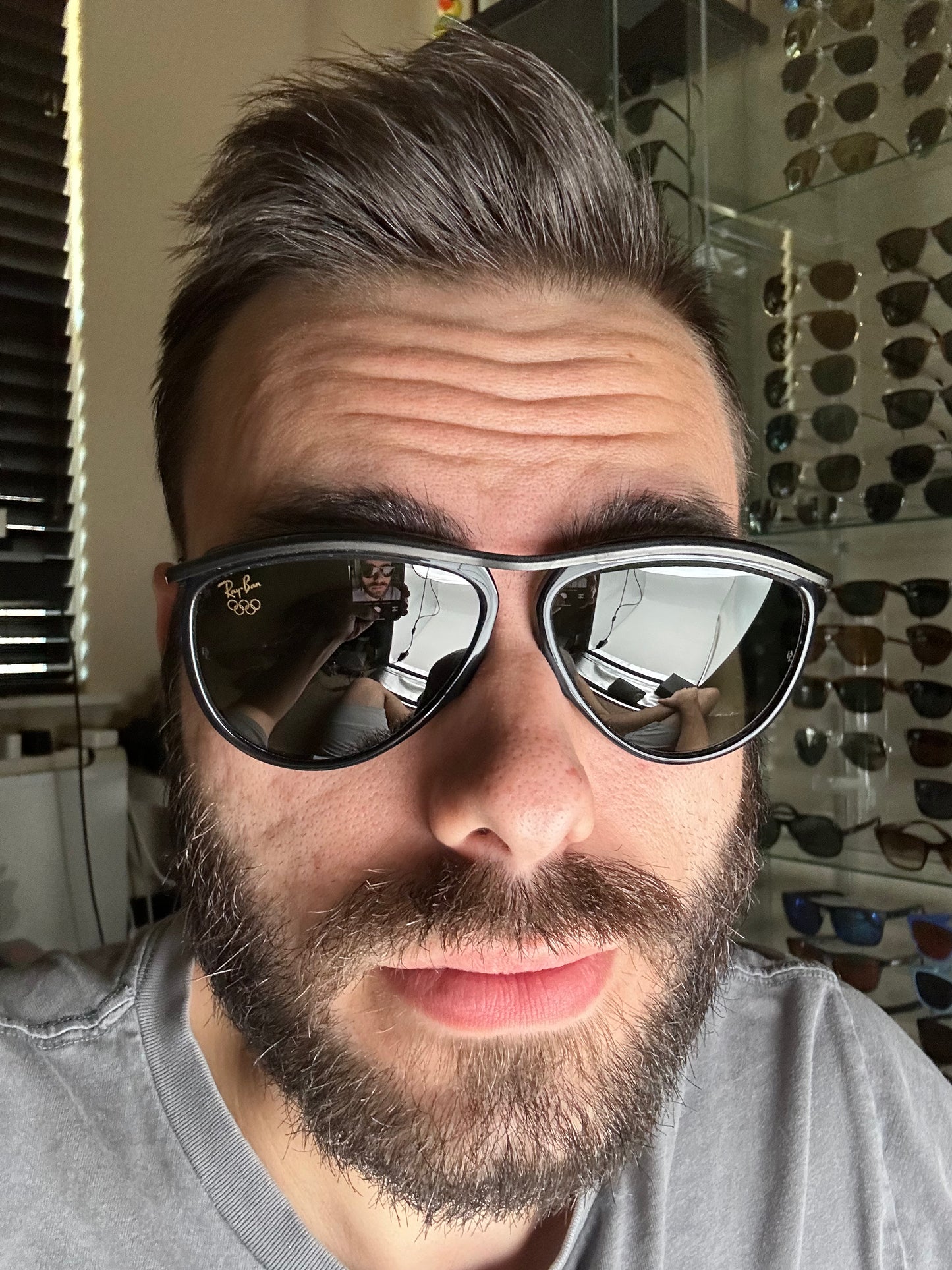 Ray-Ban B&L Olympian Aviator Black Vintage