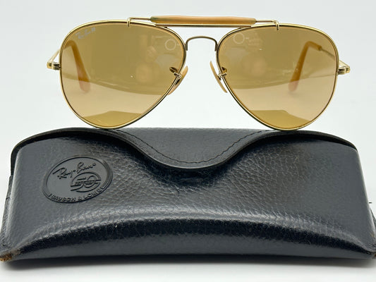 Vintage B&L Ray Ban Bausch & Lomb 58mm RB50 The General Outdoorsman W036