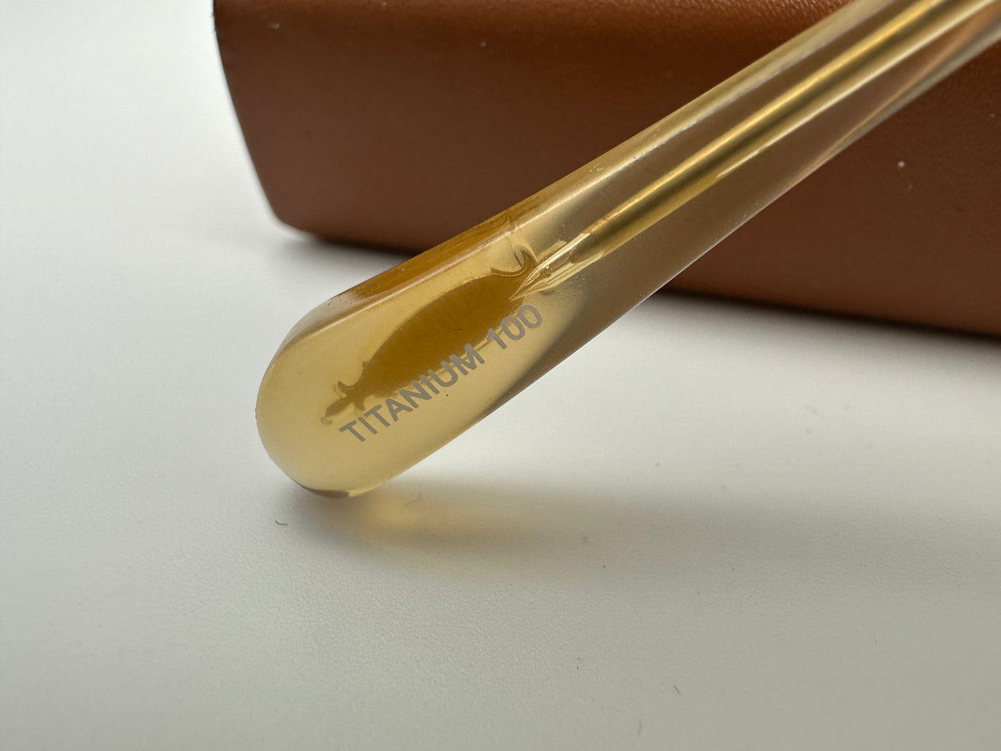 Oliver Peoples Copter OV 1120 ST 510394 Brushed Gold Goldtone Gradient 62mm Titanium Open Box