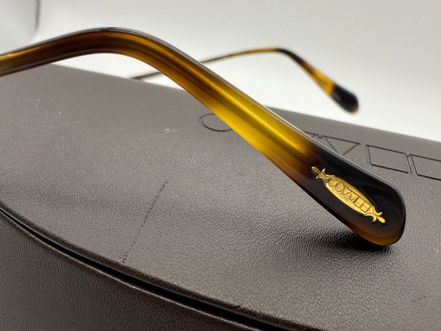 Oliver Peoples Copter 62mm AG G15 Gunmetal Gray Preowned with NEW Poly Lens