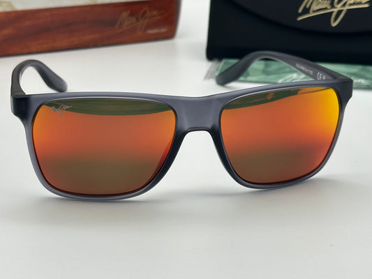 Maui Jim Pailolo 58.5mm Translucent Matte Grey / HAWAII LAVA NEW