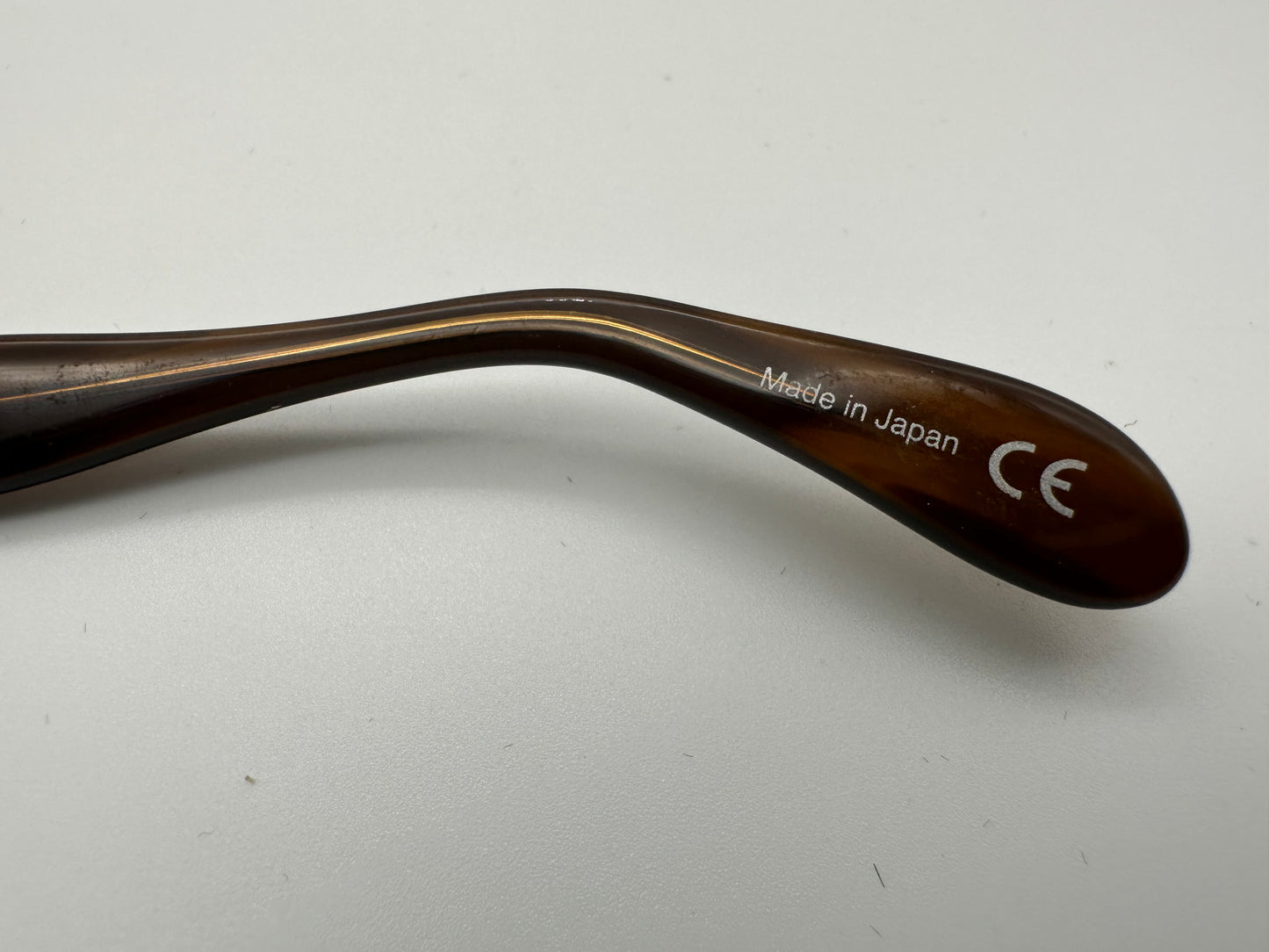 Oliver Peoples Sheldrake OV 5036 Transparent Brown 47mm Rare Japan Vintage TRASH RX LENS