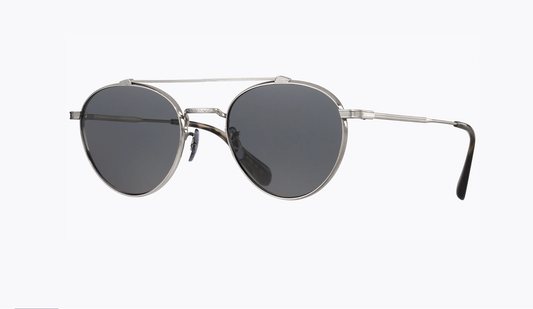 OLIVER PEOPLES Watts Sun OV1223st 49mm Dark Gray Titanium Japan MSRP $542