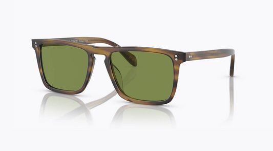 Oliver Peoples Bernardo 56mm Matte Sandalwood Green Glass Lens Italy