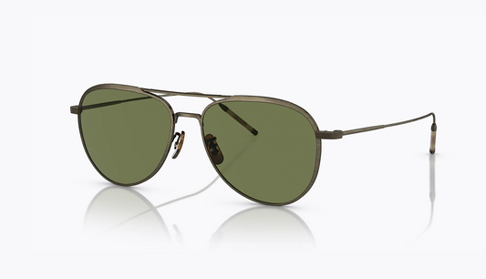 Oliver Peoples TK-3 OV 1276 ST 56mm Antique Gold G-15 528452 Sunglasses