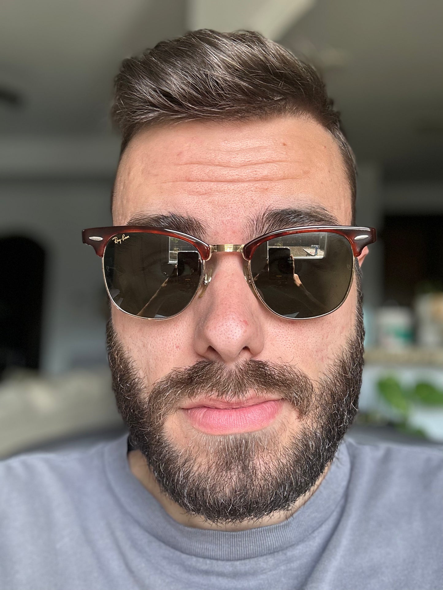 RAY-BAN USA BAUSCH & LOMB Clubmaster 51mm W0366 new old stock