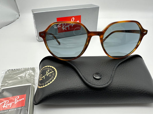 Ray-Ban RB2195 53mm 954/62 Stripped Havana Blue Lenses