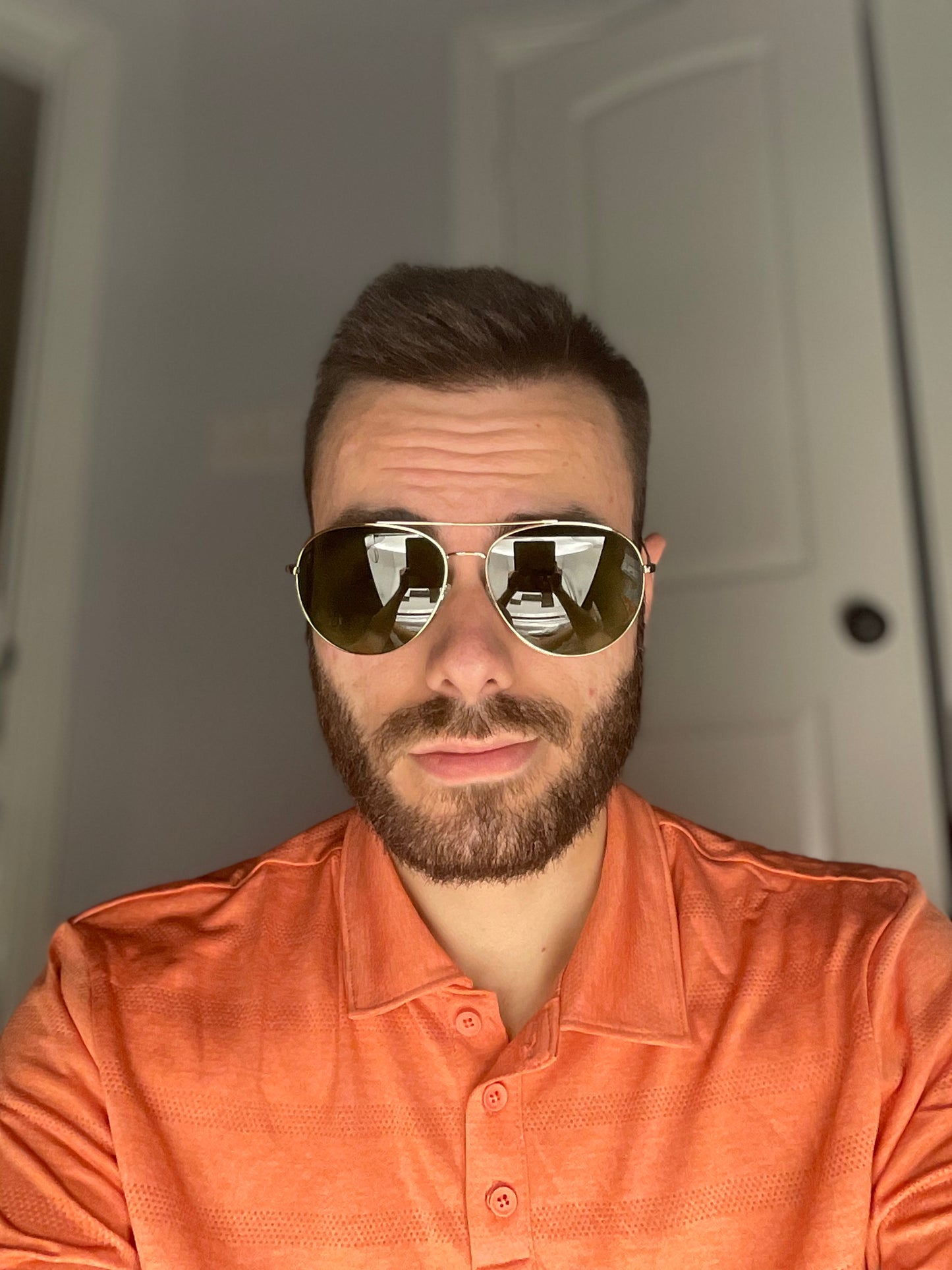 Oliver Peoples AIRDALE 61mm OV 1286S Soft Gold/Bottle Green Sunglasses