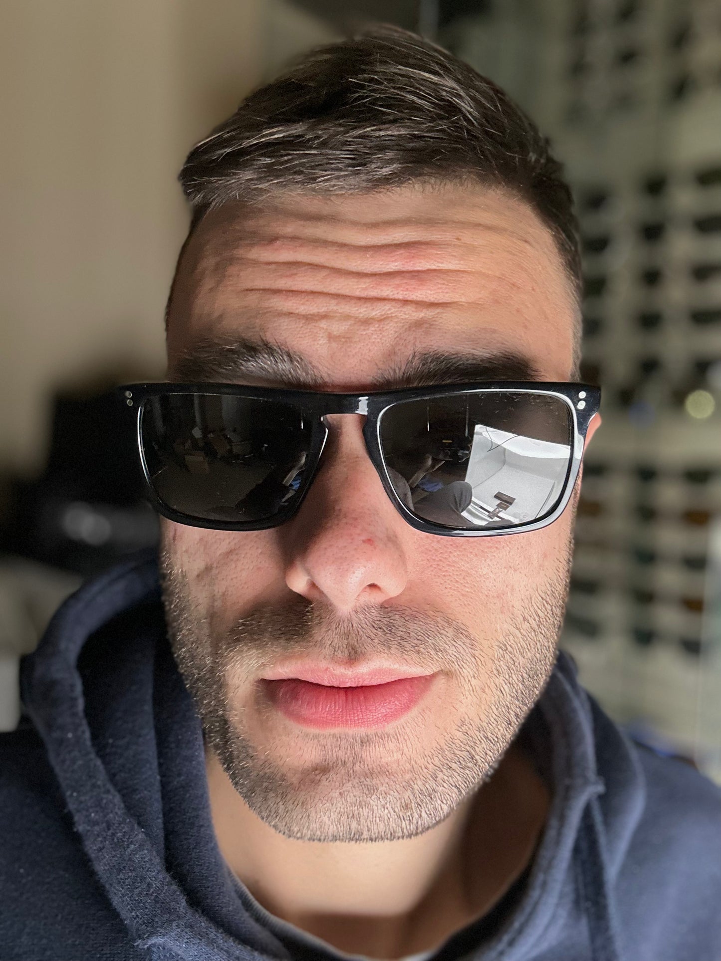 Oliver Peoples Bernardo 54mm OV5189 Black / Dark Gray Polarized 1005N5 NEW