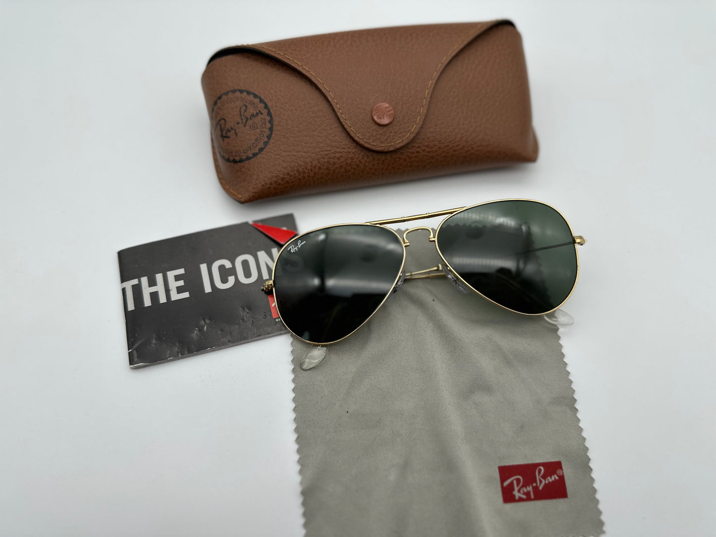 Ray Ban Folding Aviator RB3479 G15 Preowned