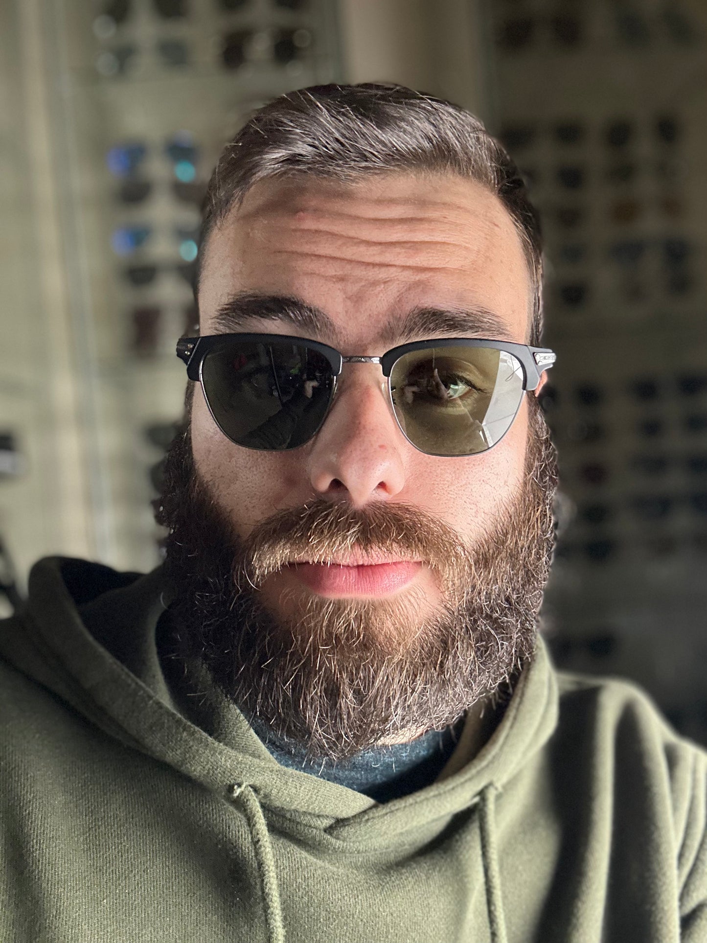 Oliver Peoples Banks Sun 49mm OV1145S Black & Gray / Black 50417C