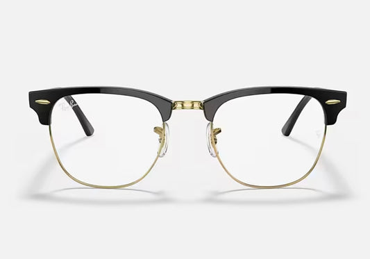 Ray Ban Clubmaster Blue Light Blocking Clear 51mm 7485 RB3016 Made in Italy