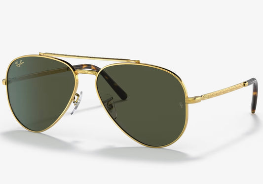 Ray-Ban New Aviator RB 3625 9196/31 58mm Gold Frame G15 Lens