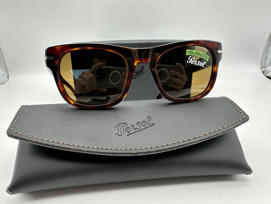 Persol Wayfarer 50mm PO3269S 24/57 Havana/ Brown Polarized RectangleSunglasses