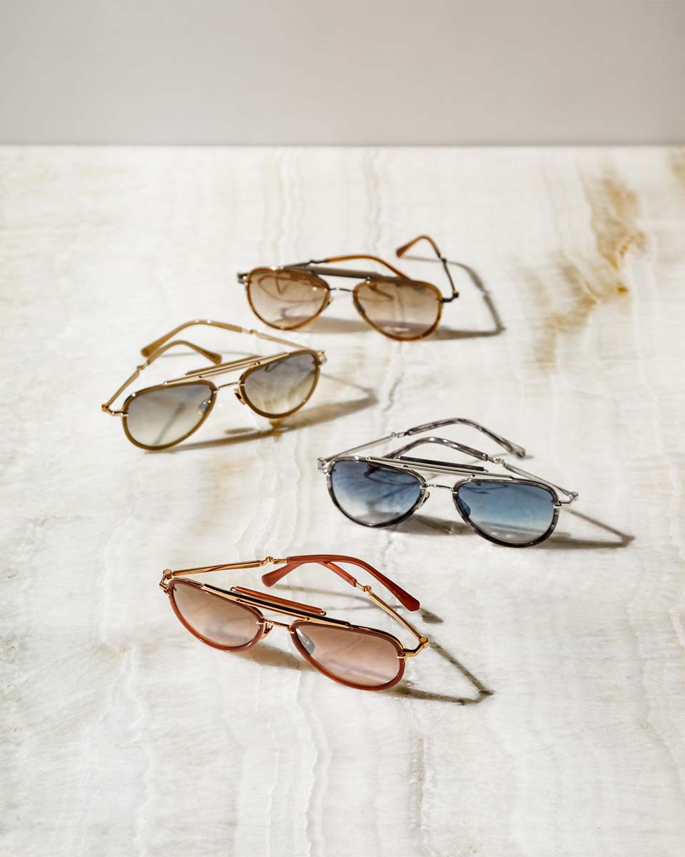 Mr Leight Doheny SL 54mm Beachwood Gold Retail $795