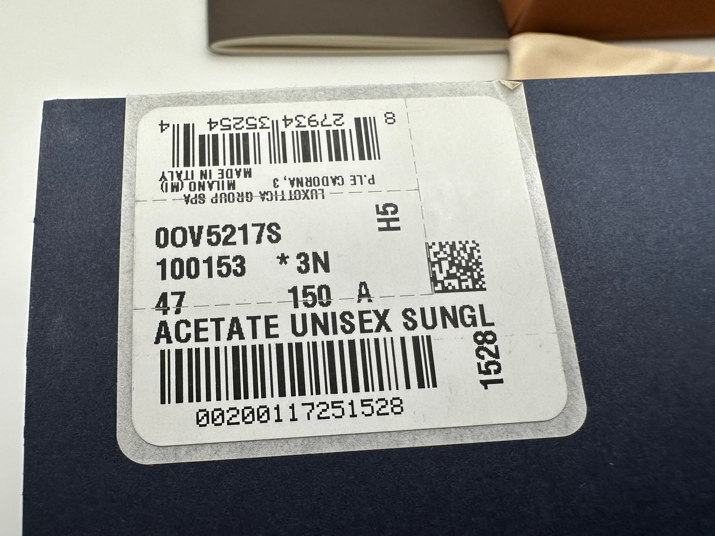 GREGORY PECK SUN 47mm Tortoise/Crystal B15 OV 5217S 100153 Tortoise Italy