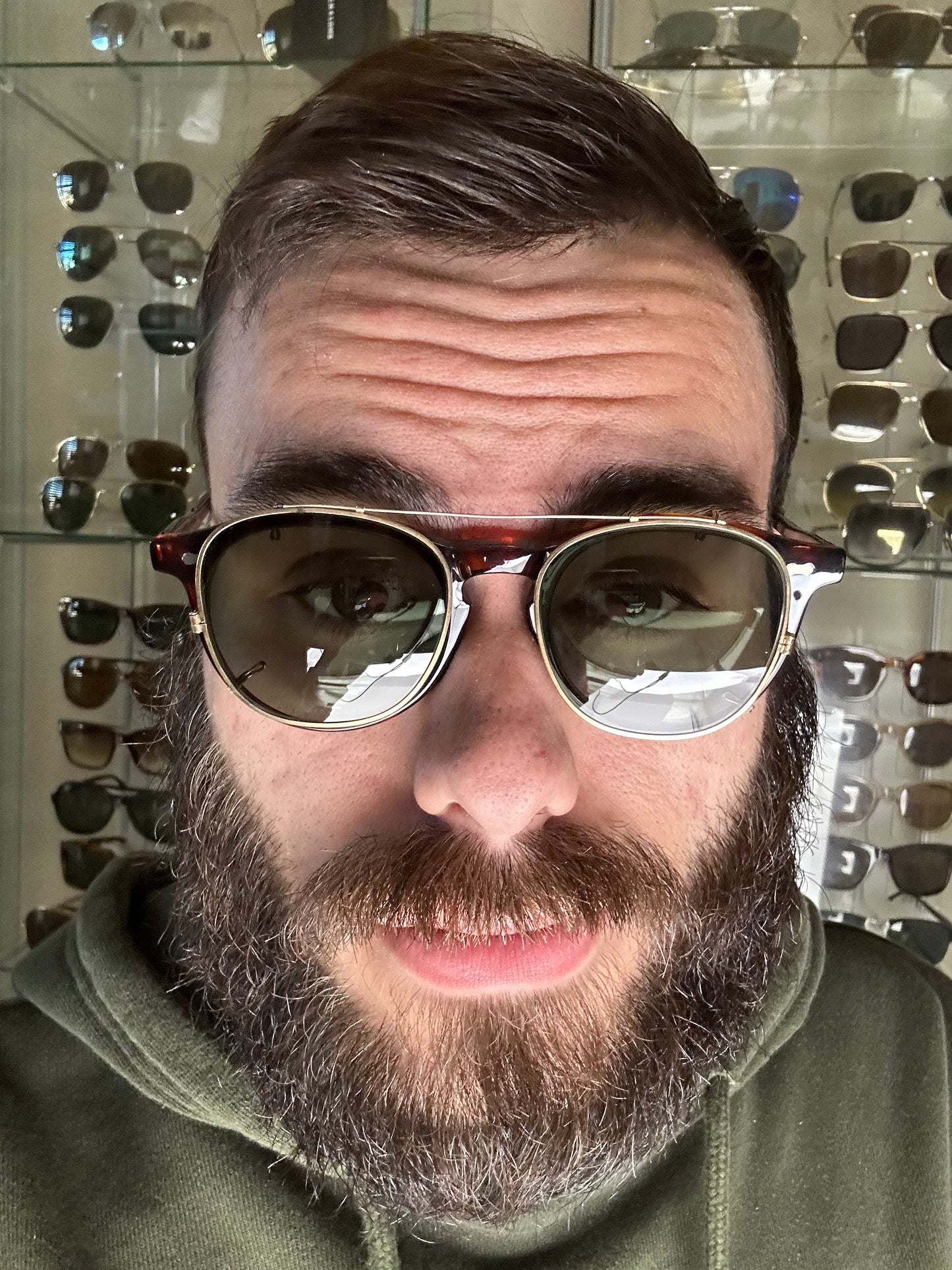 Vintage B&L Ray Ban Clip on with case