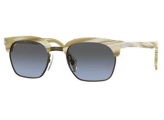 Persol PO3199S 111596 Striped Ivory Blue Gradient 53mm NEW!