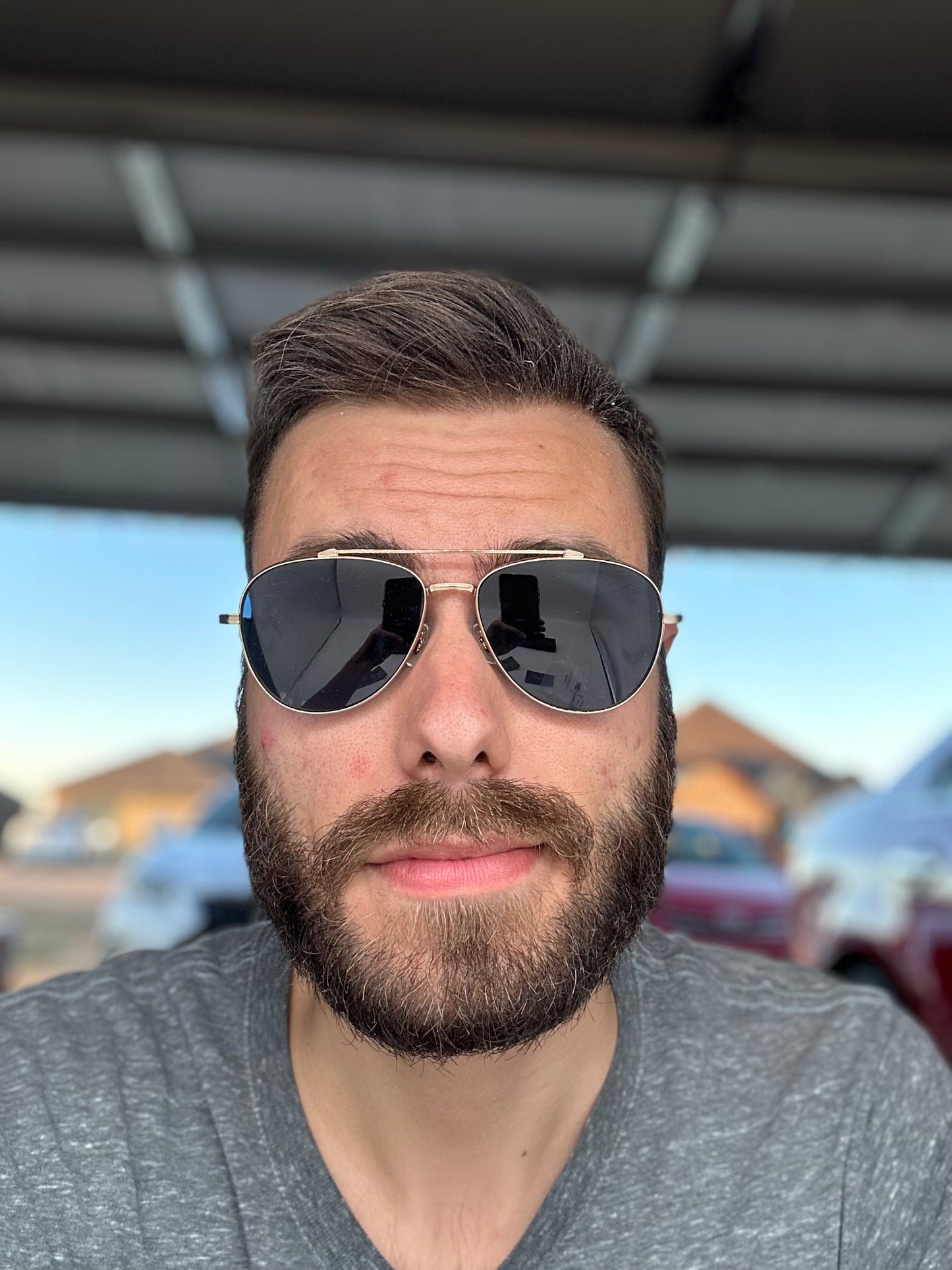 Oliver Peoples RIKSON Soft Gold/Blue 56mm OV 1266ST 503580 Authentic Frame