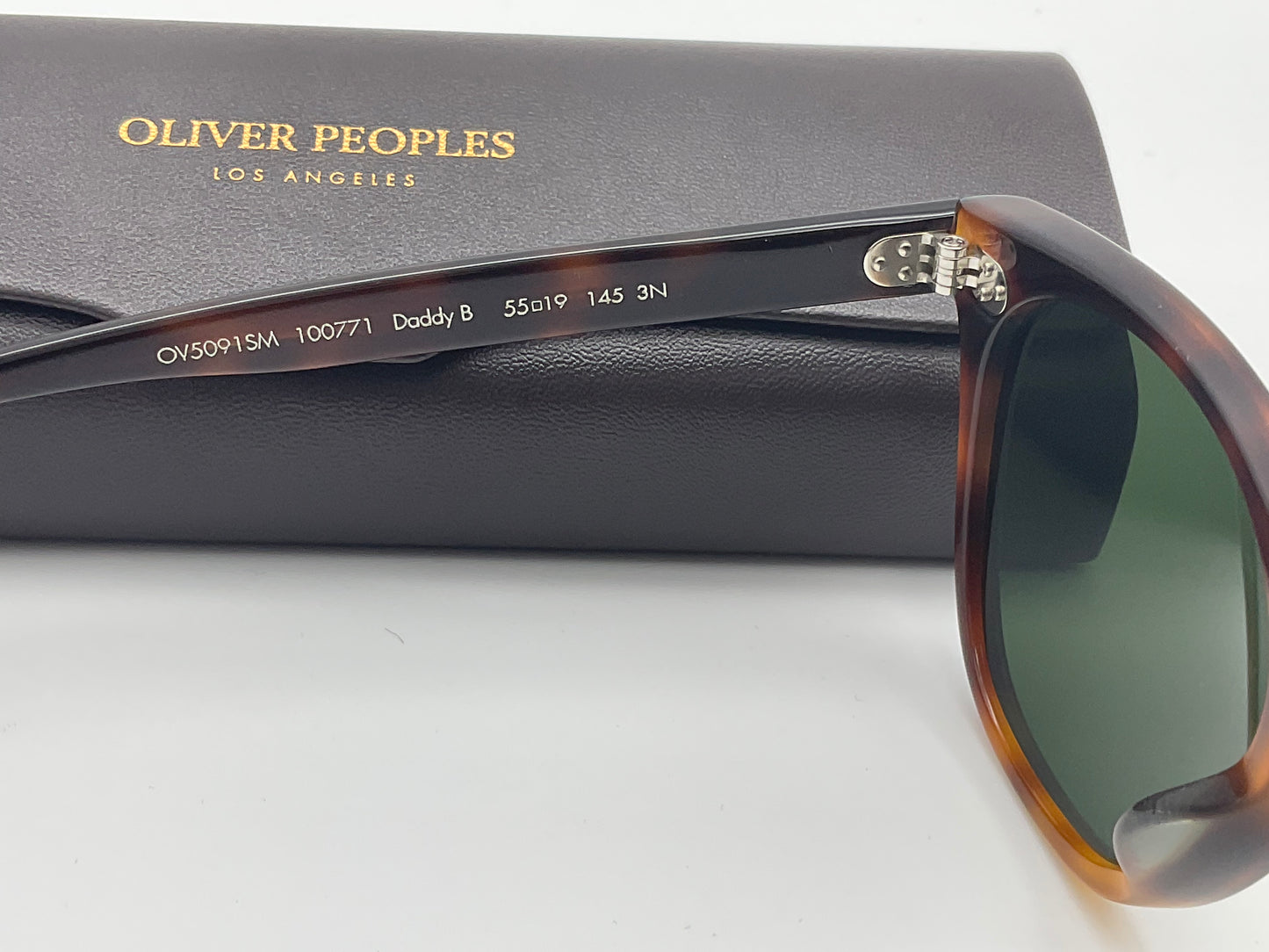 Oliver Peoples Daddy B. 55 mm tortoise made in Italy