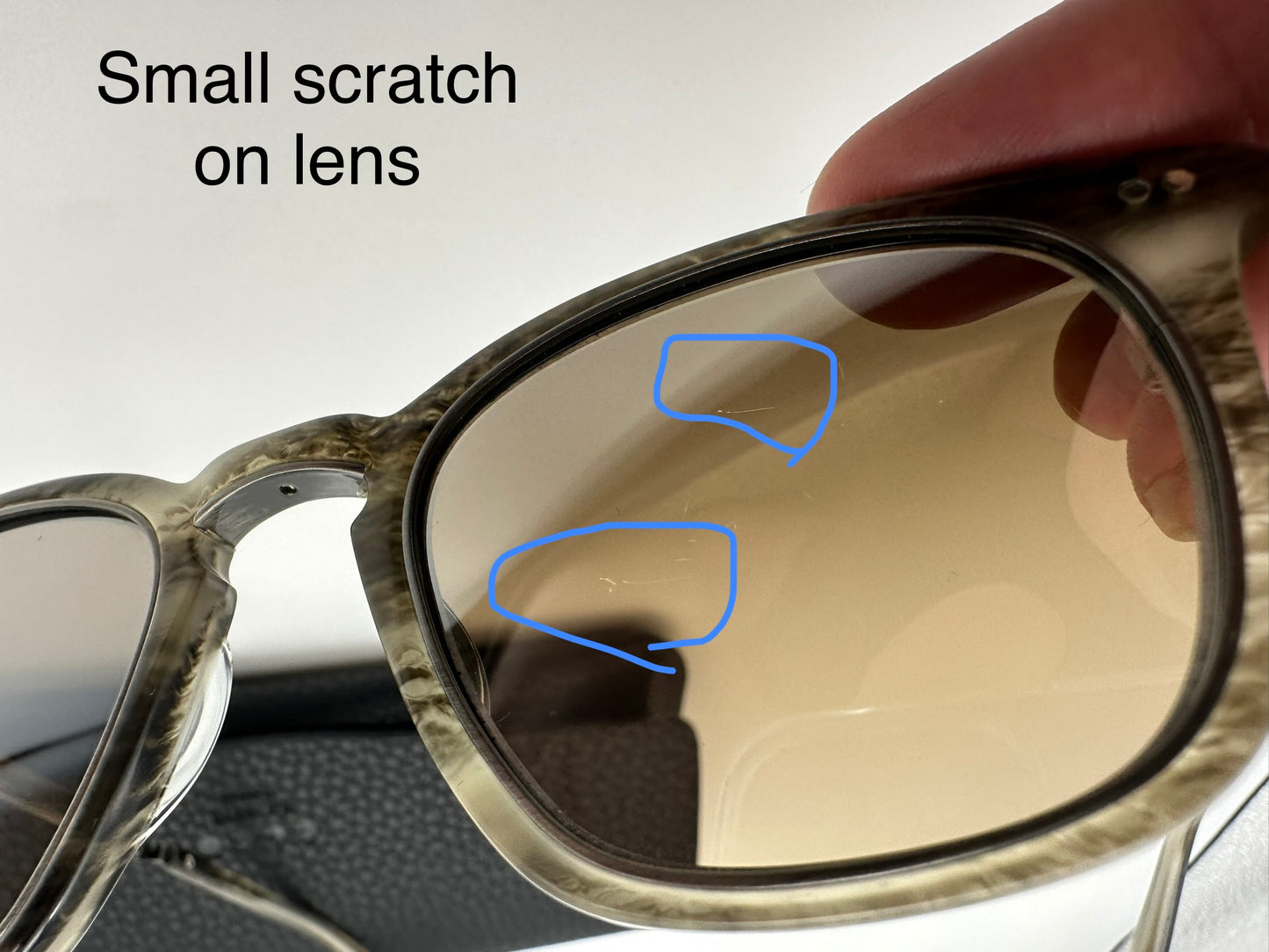 Mr Leight Getty S Arden Smoke Pewter Brown Gradient Mirror Garrett $665 PREOWNED