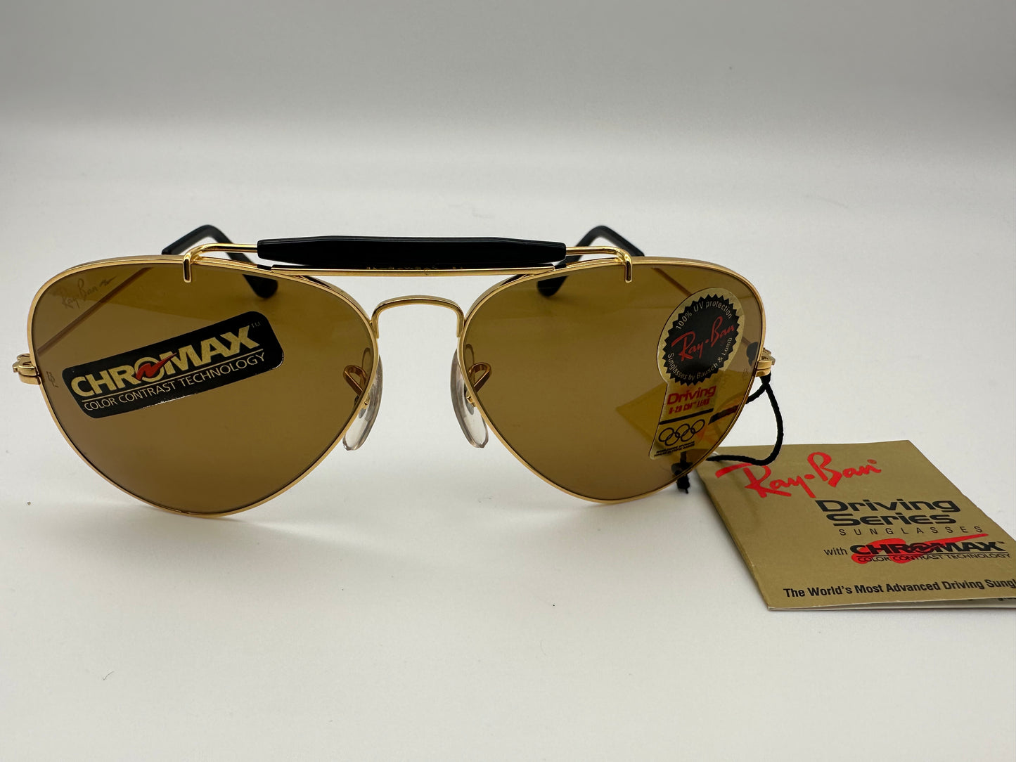 RAY-BAN Chromax USA Bausch Lomb Outdoorsman Arista Black BB 58mm W1663