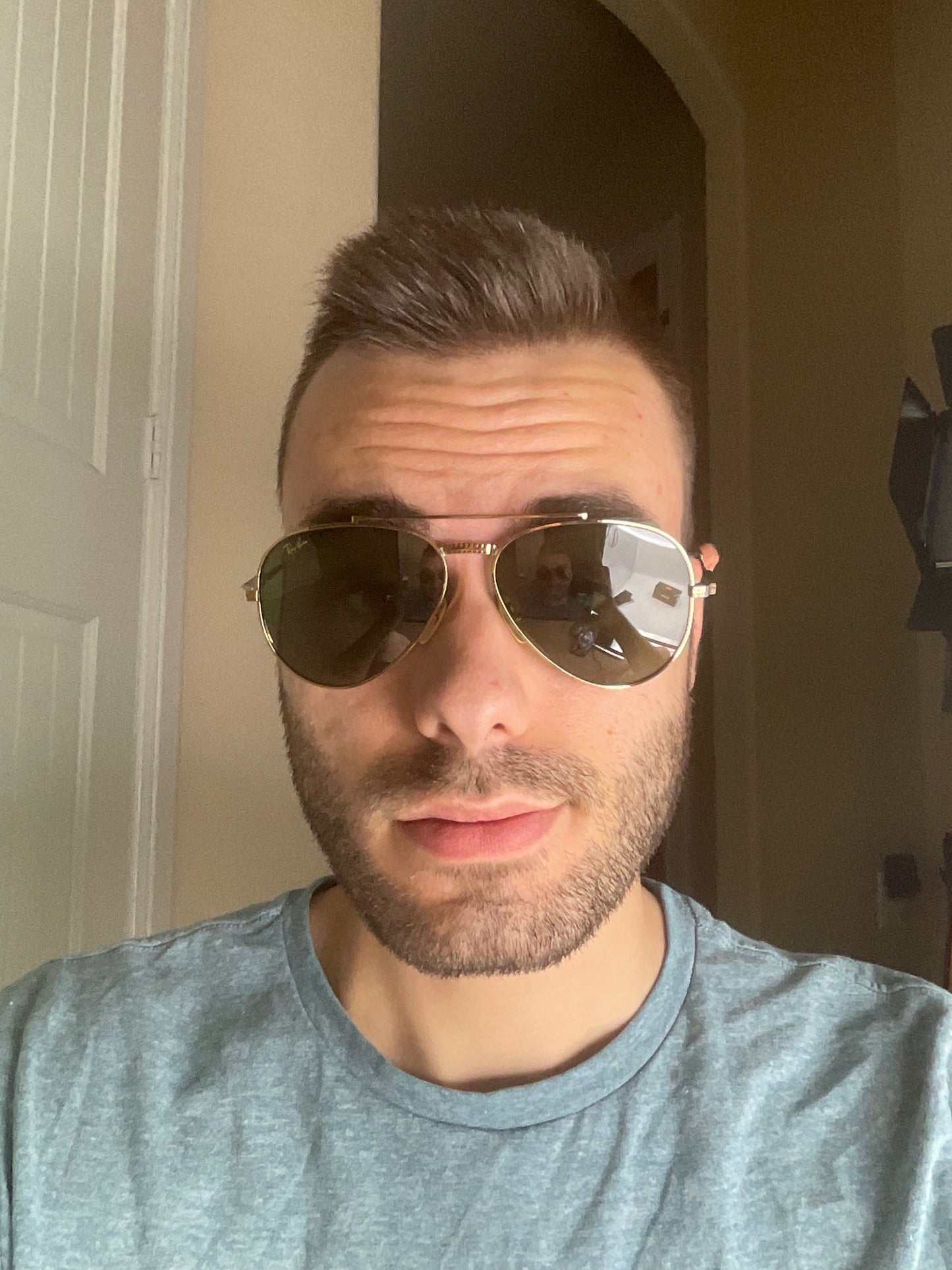 Ray Ban RB 8225 AVIATOR II 58mm TITANIUM Made in Japan