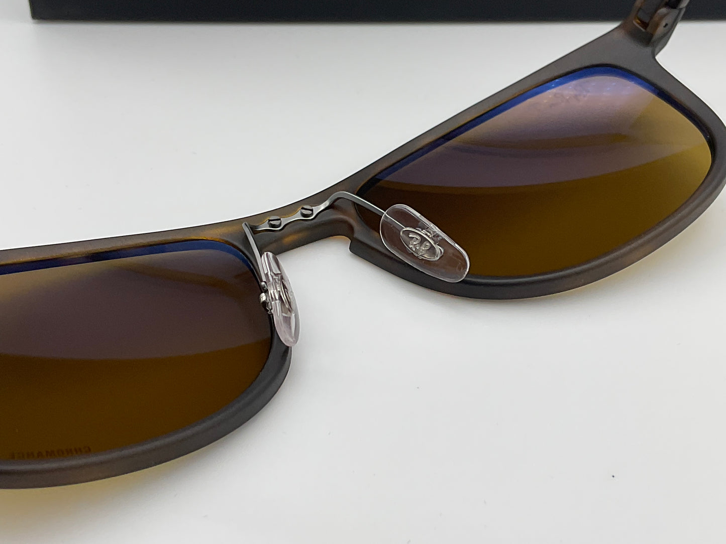 Ray-Ban RB 4263 894 / A3 CHROMANCE Matte Havana Brown Mirror Gold