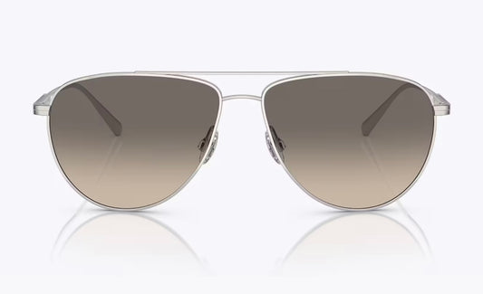 Oliver Peoples Disoriano 58mm OV 1301S 503632 Silver/shale gradient Sunglasses USED