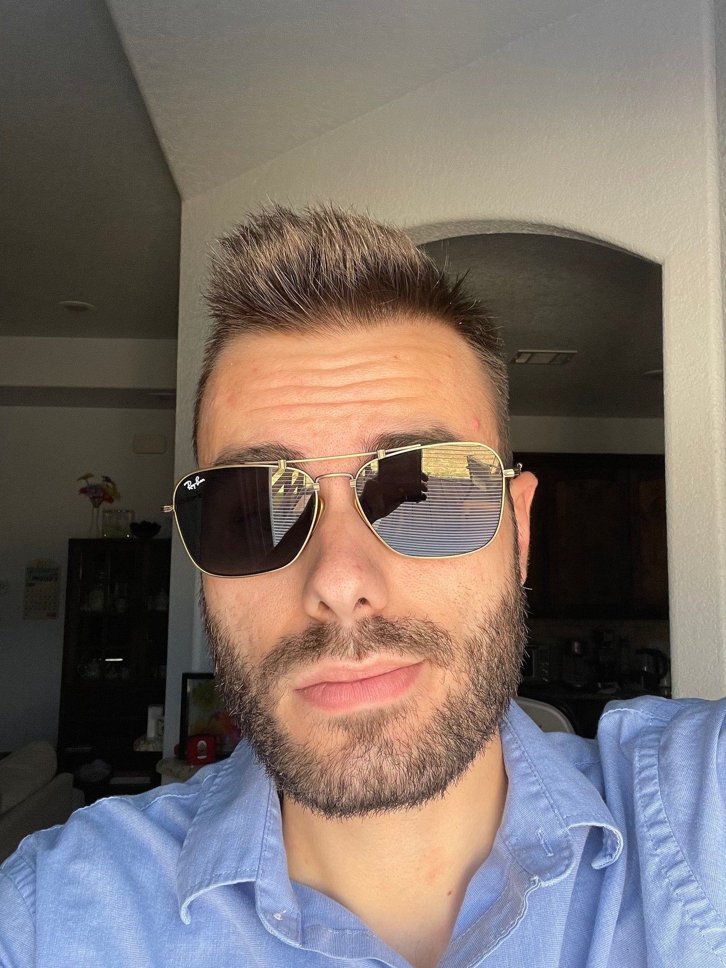 USED Ray-Ban Caravan Titanium Japan RB 8136 9138/T0 58mm Special Edition Sunglasses