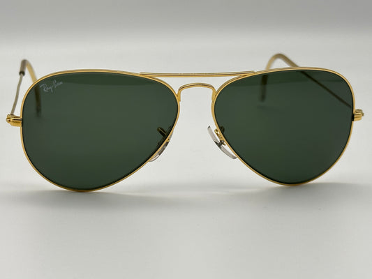 Ray Ban Aviator 58mm G 15 Vintage B&L 1990s NOS